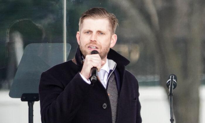 Eric Trump: If My Father Runs in 2024, I'd Be Right by His Side Encouraging Him