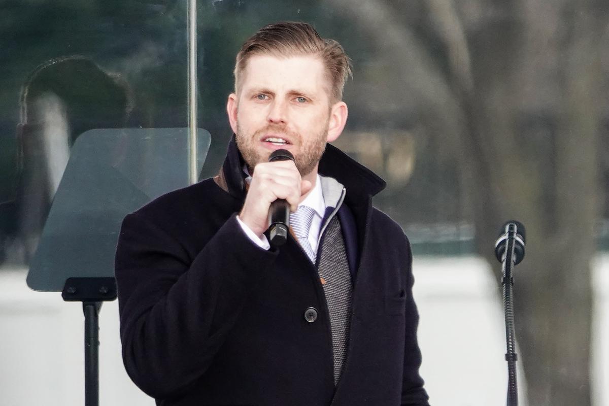 Eric Trump Calls Out de Blasio for Early Termination of Central Park Rinks