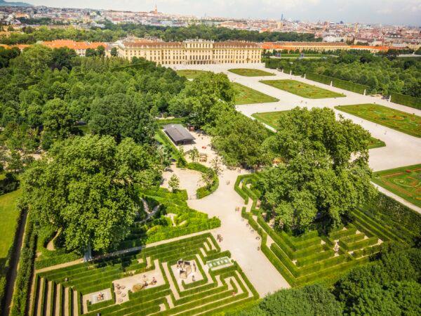 Schönbrunn Palace's maze and labyrinth. (Severin Wurnig/SKB)