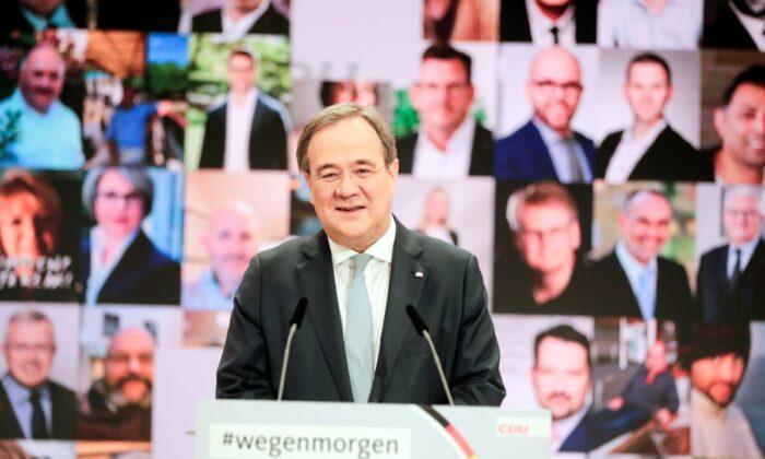 Centrist Laschet Picked to Lead Merkel’s Divided CDU Party