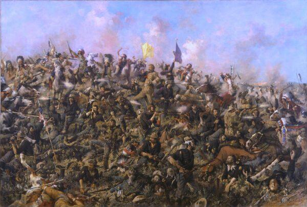 “Custer’s Last Stand,” 1899, by Edgar Samuel Paxson. Whitney Gallery of Western Art. (Public Domain)