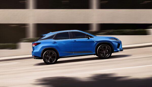 Grecian Water with black alloy wheels. (Courtesy of Lexus)