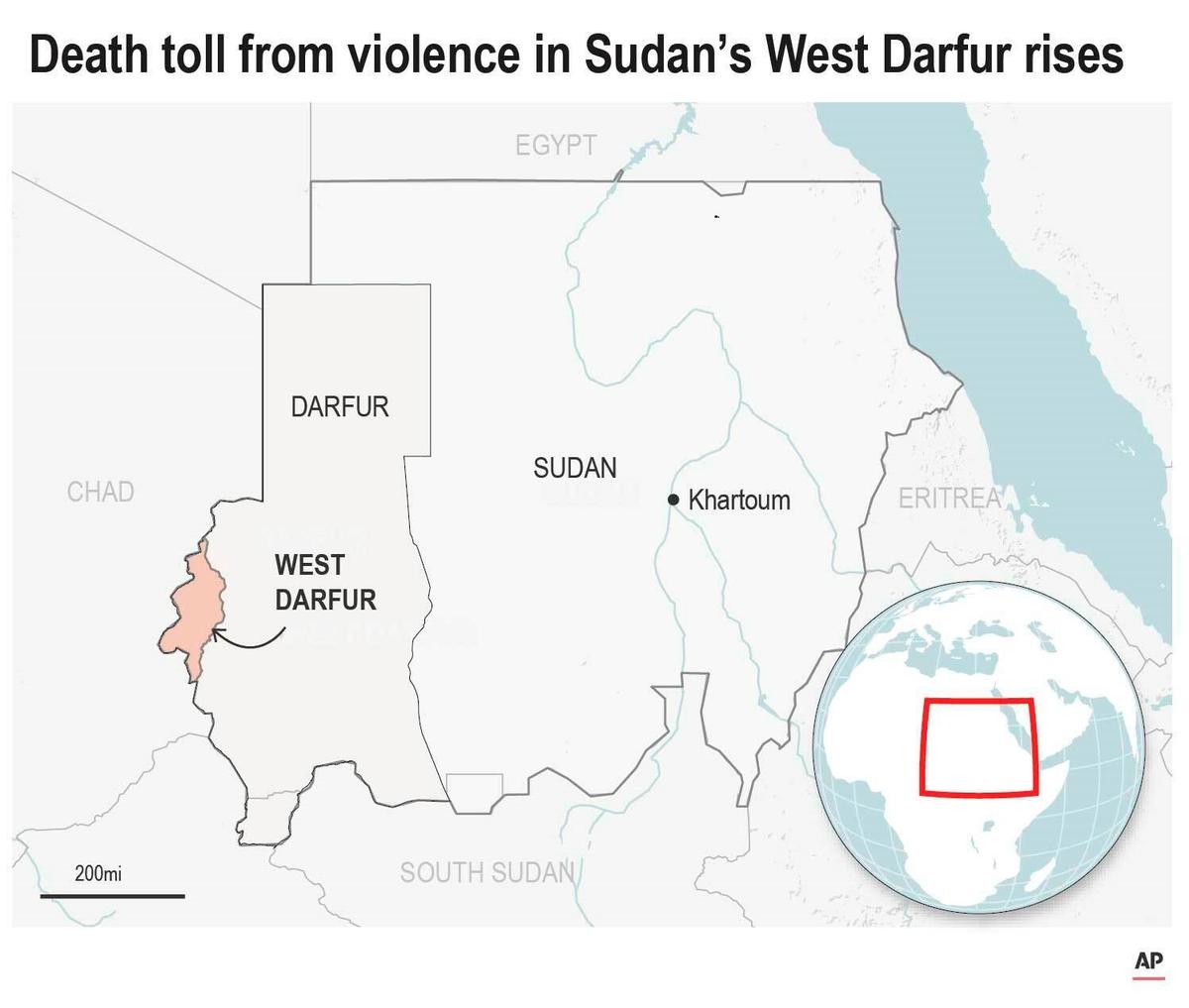 Death Toll From Violence in Sudan’s West Darfur Rises to 83