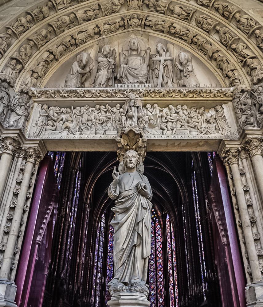 The entrance to Sainte-Chapelle. (Jacqueline F Cooper/Shutterstock.com)
