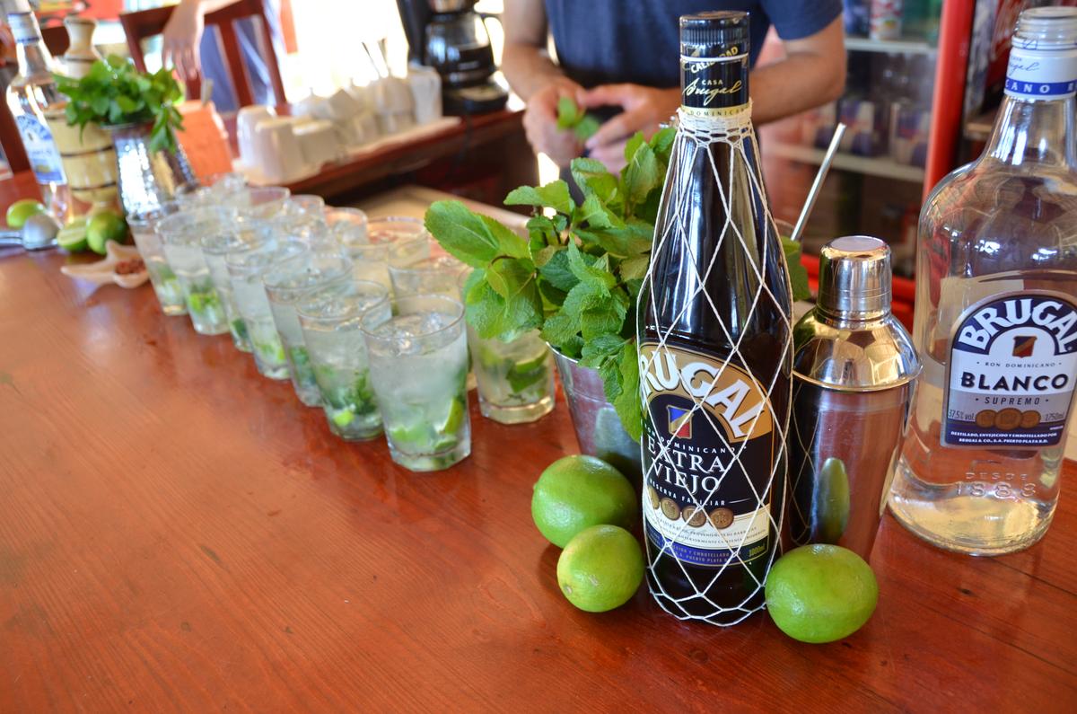 In Cabarete, enjoy beachside mojitos made with Dominican rum and locally grown organic mint. (Kevin Revolinski)