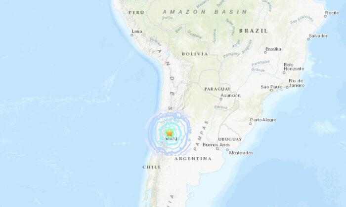 Magnitude 6.4 Earthquake Strikes Northwestern Argentina: USGS