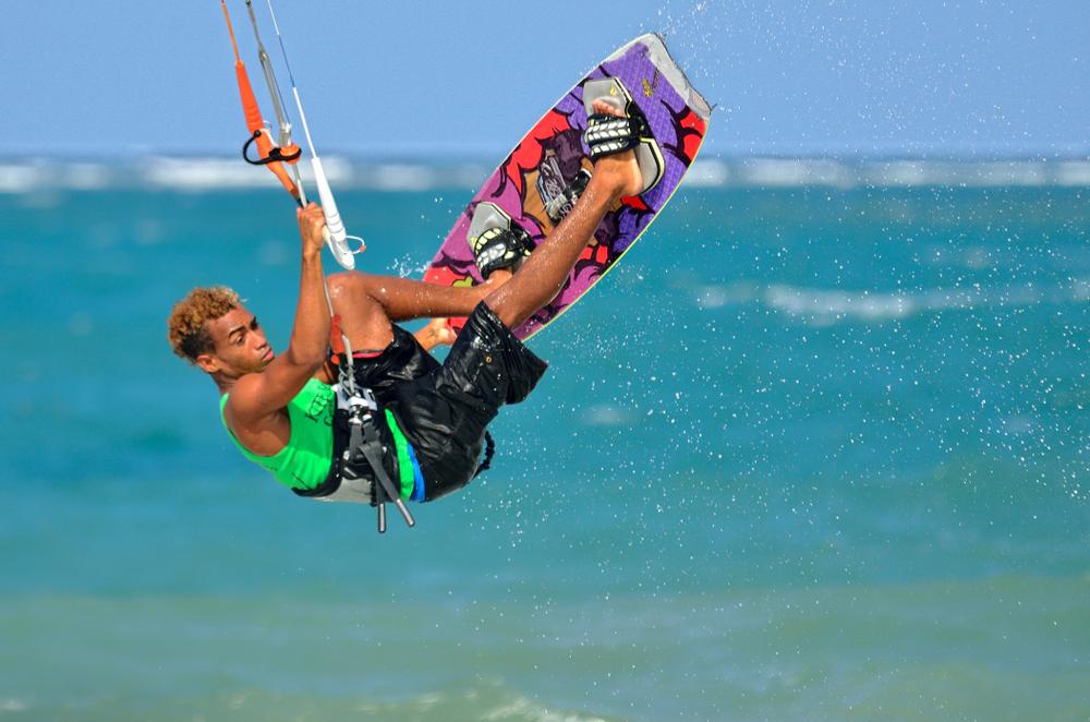 A kite surfer in Cabarete. (LaGente.do/Shutterstock)