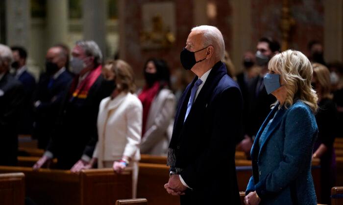 Biden, Harris Attend Church on Inauguration Day