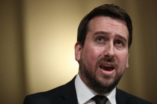 Nick Pickles, global senior strategist for public policy at Twitter, testifies before the House Homeland Security Committee in Washington on June 26, 2019. (Win McNamee/Getty Images)