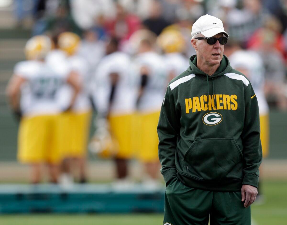 Green Bay Packers general manager Ted Thompson watches during NFL football training camp in Green Bay, Wis., on July 27, 2013. (Morry Gash/AP Photo)