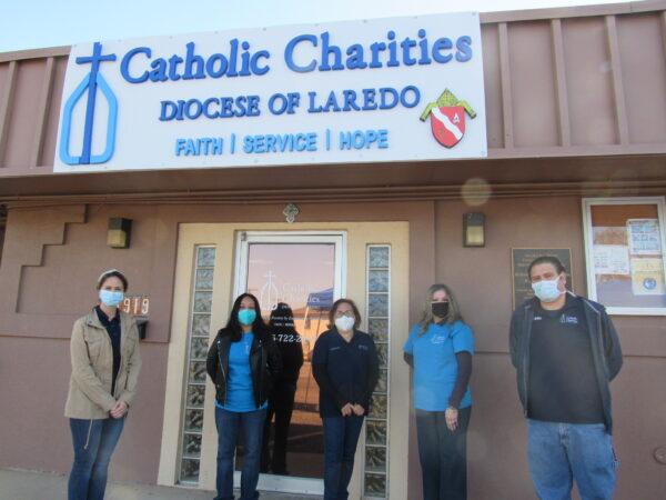 Immigration representatives at Catholic Social Services in Laredo, Texas. (Courtesy of Teresa De la Garza)