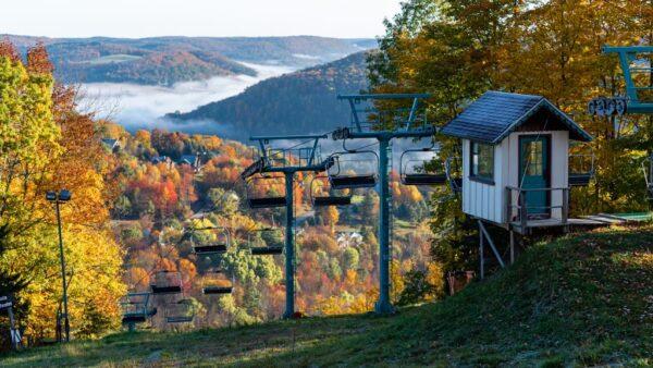 Ellicottville colors in the fall. (Courtesy of Rachael Dymski)