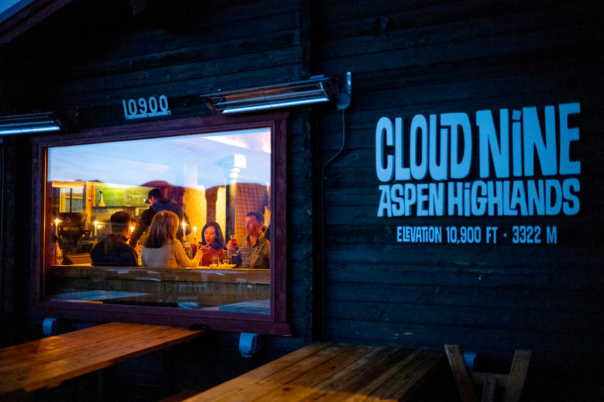 Cloud Nine Alpine Bistro in Aspen Highlands, Colo. (Dan Bayer)