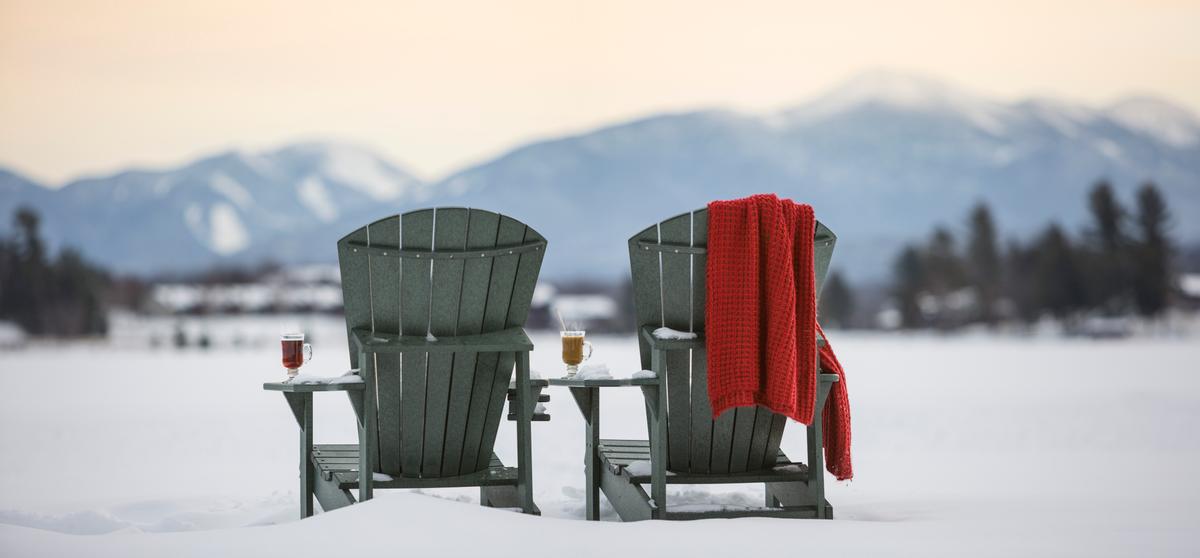 Hot drinks at Mirror Lake Inn in Lake Placid, N.Y. (Courtesy of Regional Office of Sustainable Tourism, Adirondacks, NY)