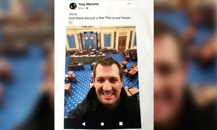 Florida Man Faces Capitol Riot Charges After Posting Selfie from Senate Chamber