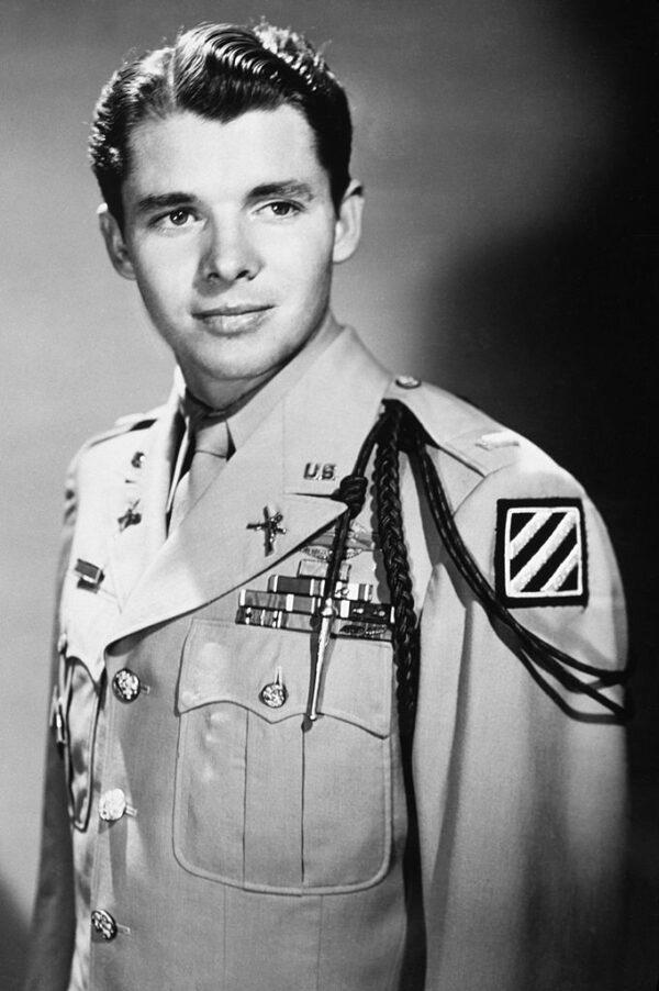 Lieutenant Audie Murphy (1924-1971), the most decorated United States soldier of World War II, circa 1945. Murphy went on to become an actor and songwriter. (Pictorial Parade/Archive Photos/Getty Images)