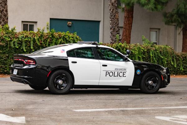 An Anaheim Police Department vehicle in Anaheim, Calif., on Sept. 10, 2020. (John Fredricks/The Epoch Times)