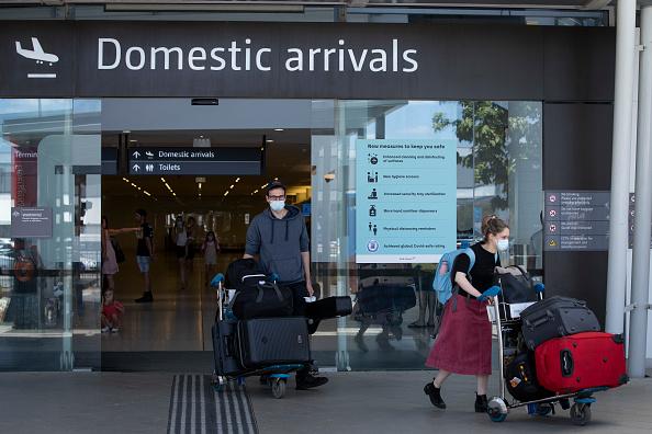 Perth Airport, in Western Australia on Jan. 8, 2021. (Matt Jelonek/Getty Images)