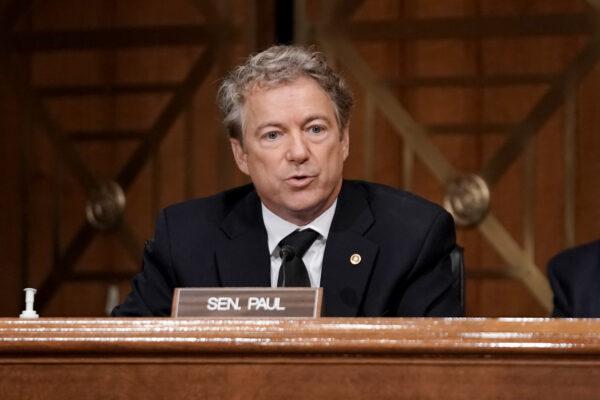 Sen. Rand Paul (R-Ky.) on Capitol Hill in Washington on Dec. 16, 2020. (Greg Nash-Pool/Getty Images)