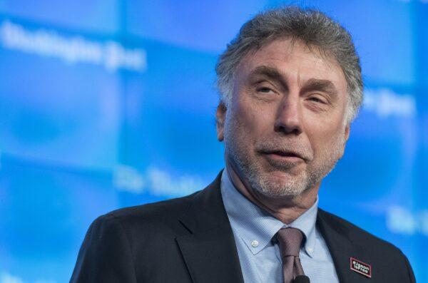 Washington Post Executive Editor Marty Baron speaks during the inauguration of the Washington Post Headquarters in Washington, D.C., on Jan. 28, 2016. (Mandel Ngan/AFP via Getty Images)