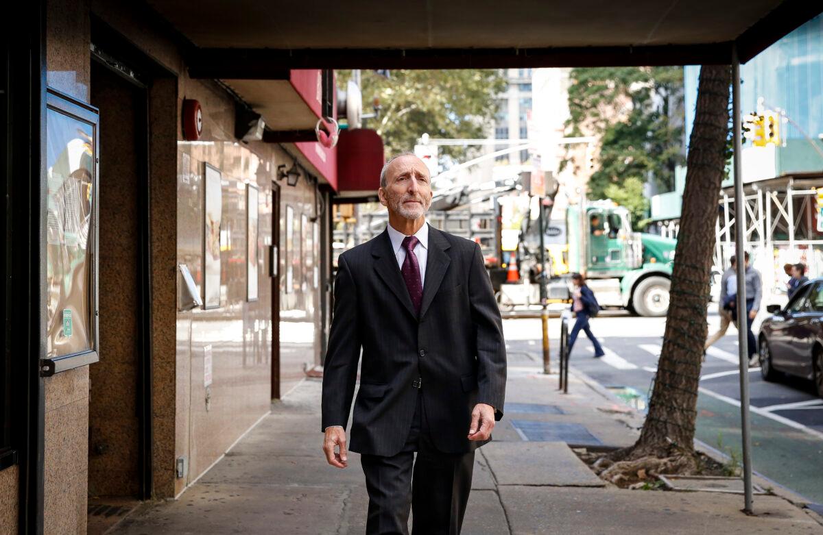 Marc Ruskin, retired FBI Special Agent and author of "The Pretender," in New York on Oct. 4, 2019. (Samira Bouaou/The Epoch Times)
