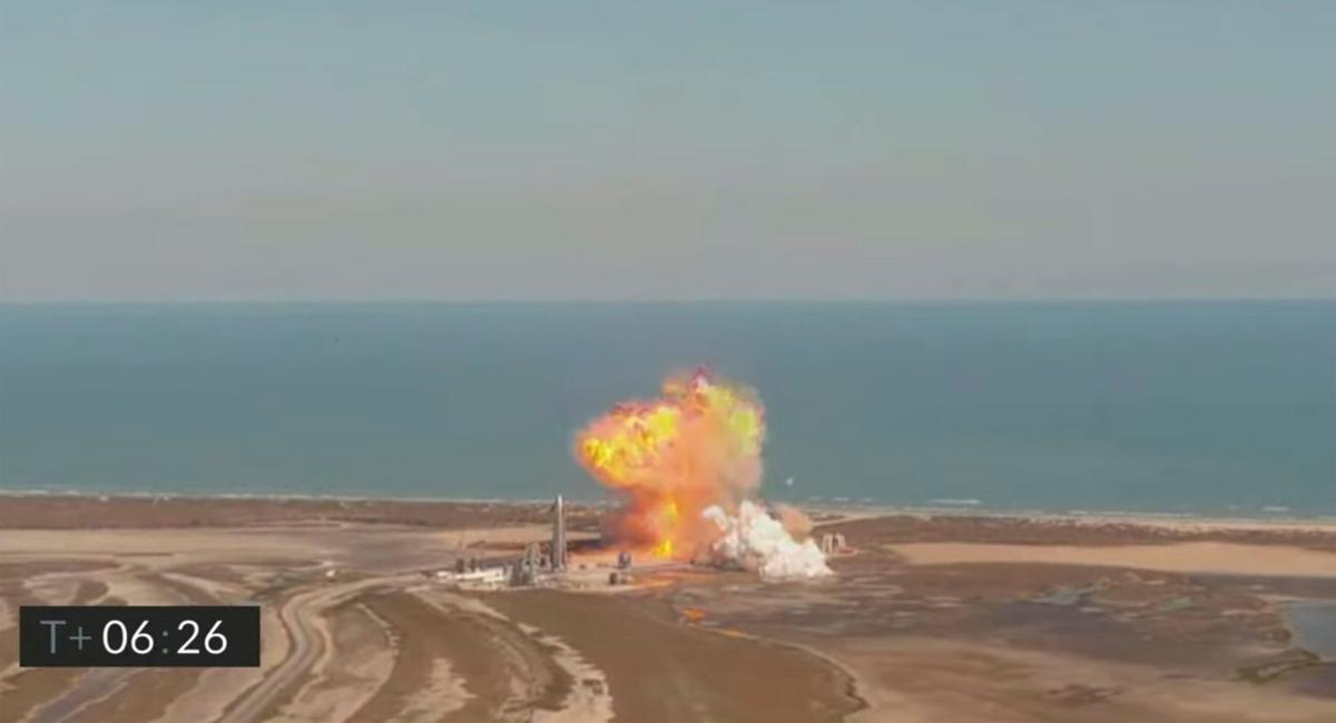 SpaceX Starship Prototype Rocket Explodes on Landing After Test Launch