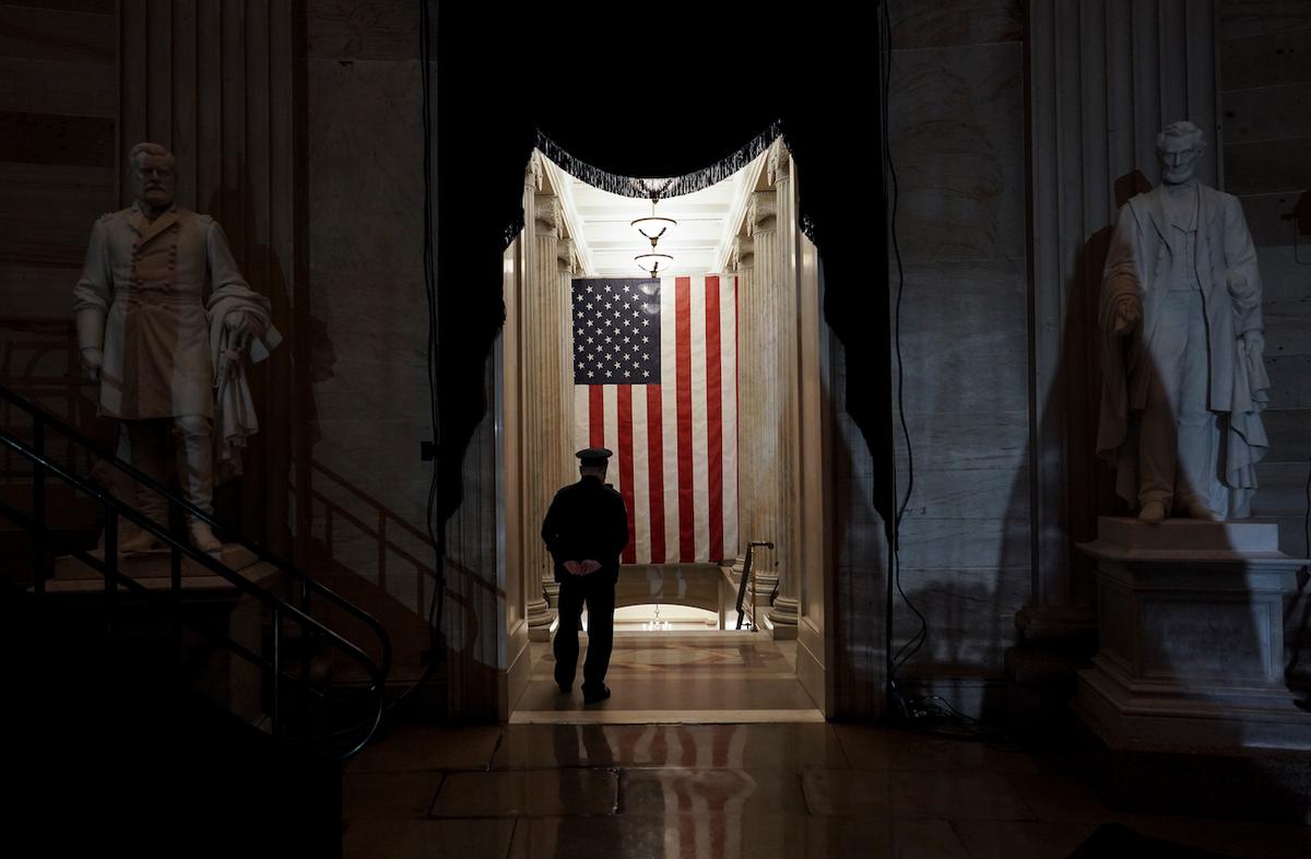 Capitol Police Officer Brian Sicknick Lies in Honor in Rotunda