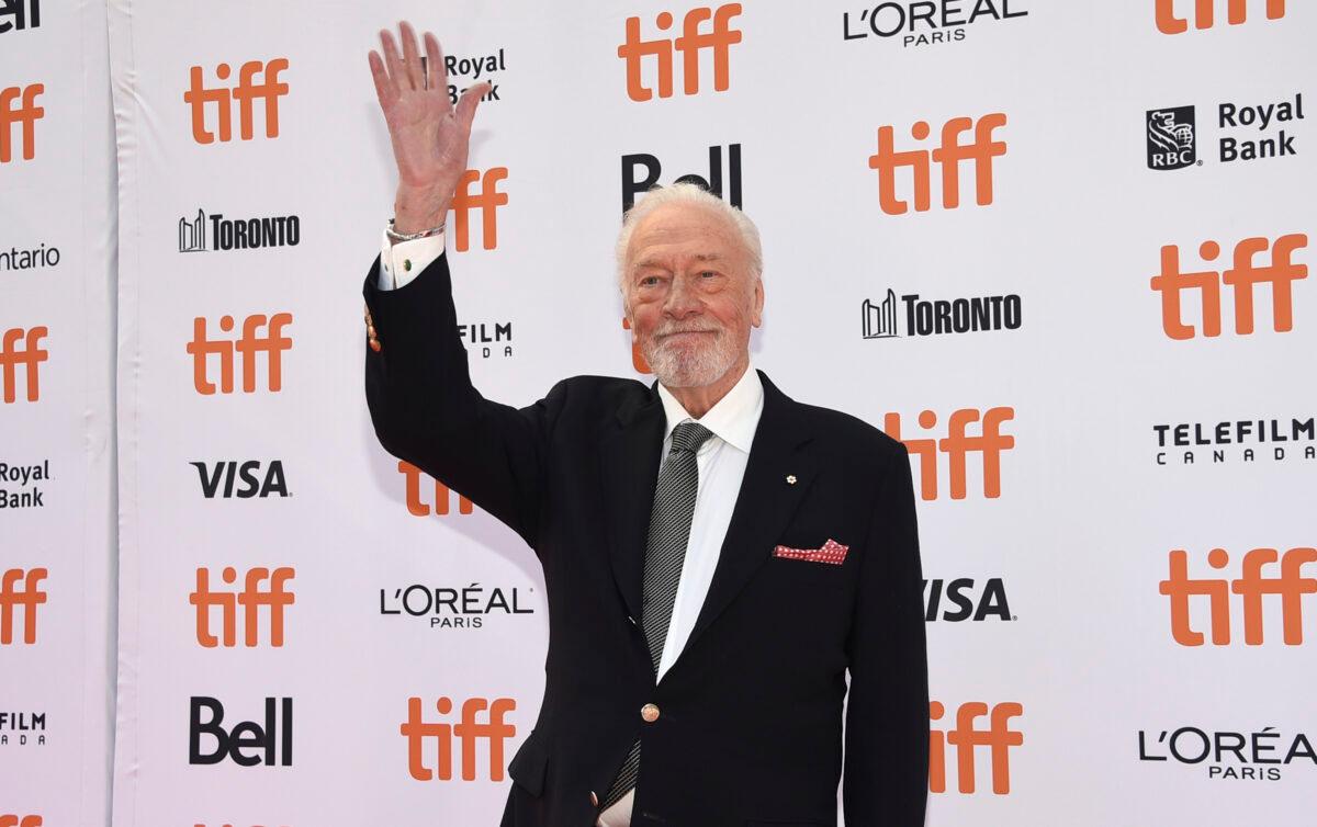 Christopher Plummer attends the premiere for "Knives Out" on day three of the Toronto International Film Festival in Toronto on Sept. 7, 2019. (Evan Agostini/Invision/AP)