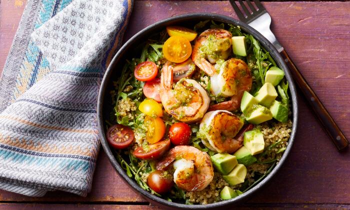 Shrimp and Pesto Bowls Are the Ultimate Weeknight Dinner