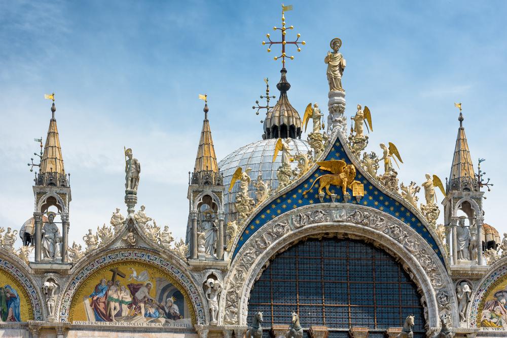 Venetian and Byzantine designs delightfully collide on the church's exterior. (Viacheslav Lopatin/Shutterstock.com)