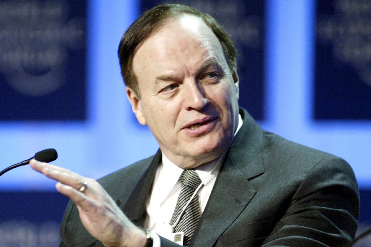 Sen. Richard Shelby (R-Ala) speaks during the panel "A Reality Check on the U.S. Economy" at the World Economic Forum in Davos, Switzerland on Jan. 29, 2005. (Michael Probst via AP)