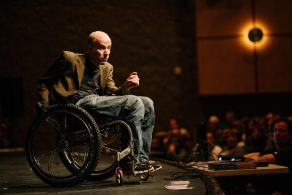 Hymas traveled 513 miles via wheelchair from Salt Lake City to Las Vegas in 2003. (Courtesy of Chad Hymas)