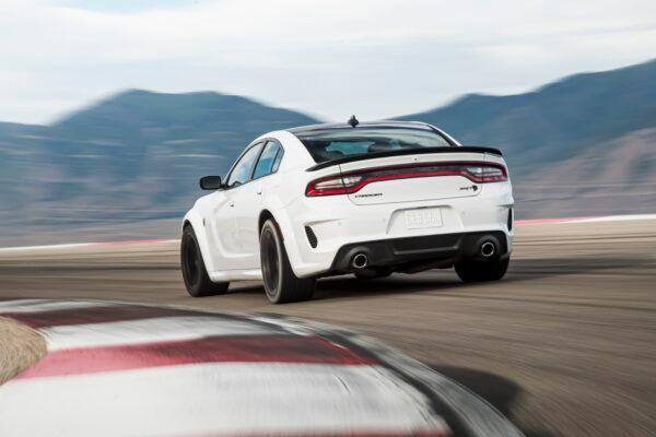 Charger Hellcat Redeye from the back. (Courtesy of Stellantis Media)
