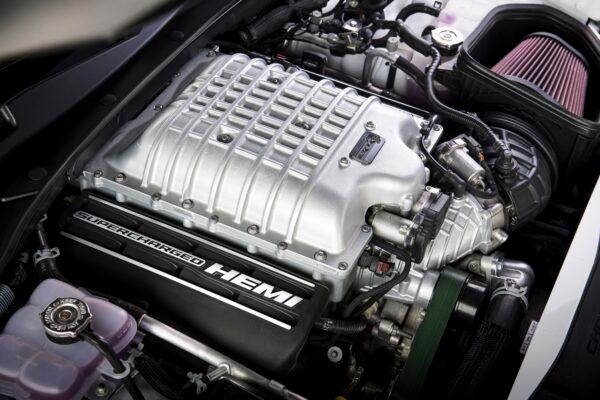 6.2L supercharged HEMI V8 cranks out 797 horsepower. (Courtesy of Stellantis Media)
