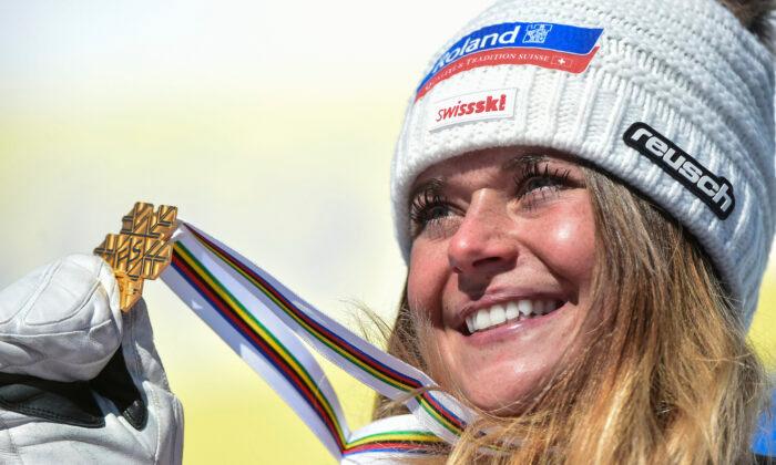Riding High: Suter Wins Downhill for Her 1St Gold at Worlds