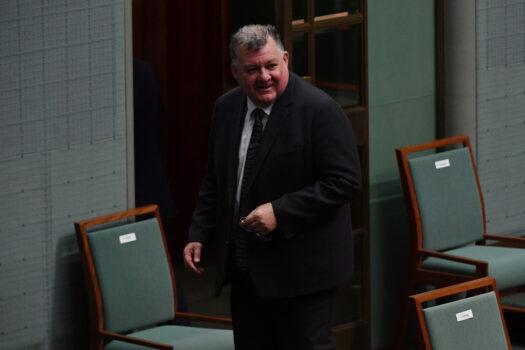 Member for Hughes Craig Kelly looks on during the opening of House of Representatives at Parliament House on February 03, 2021, in Canberra, Australia. (Sam Mooy/Getty Images)