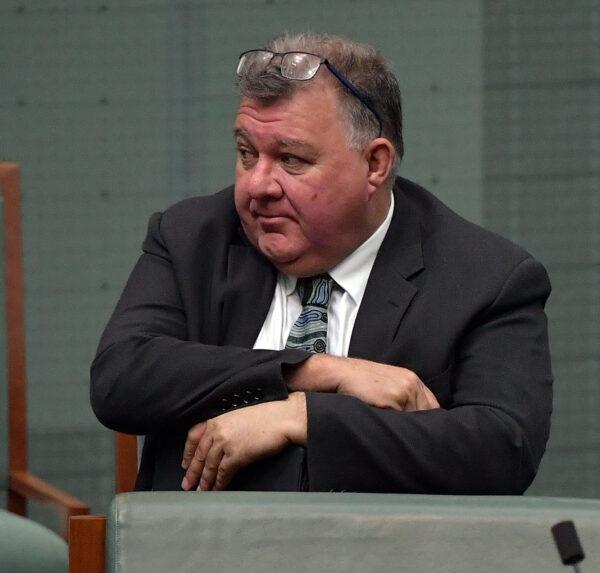 Federal MP Craig Kelly in the House of Representatives at Parliament House in Canberra, Australia on Feb. 4, 2021. (Photo by Sam Mooy/Getty Images)