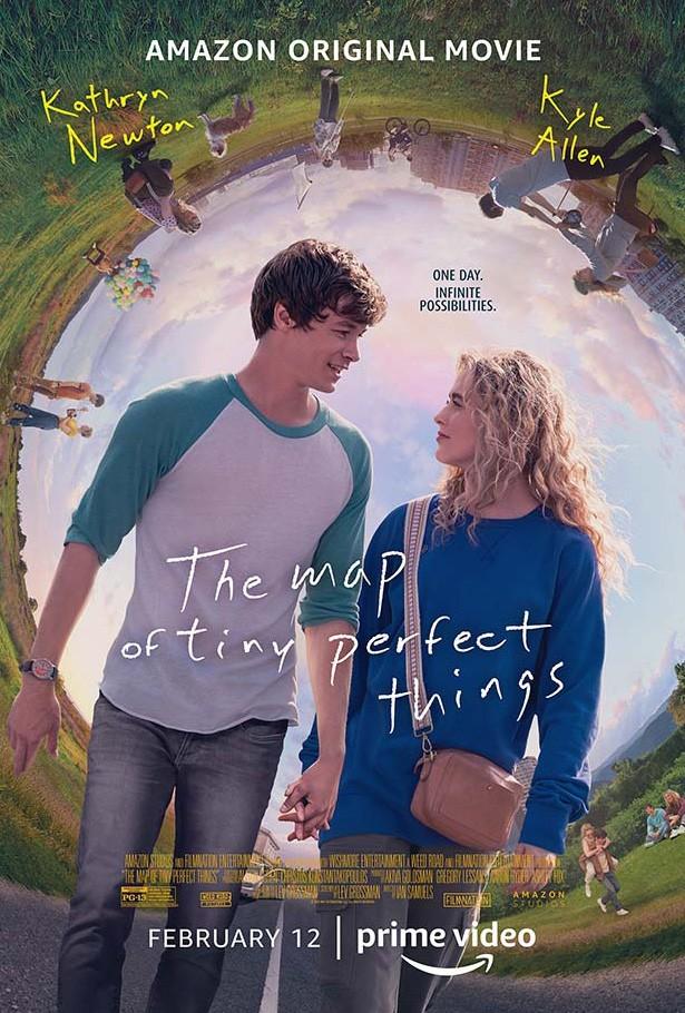 The movie poster for “The Map of Tiny Perfect Things.” (Amazon Prime Video)
