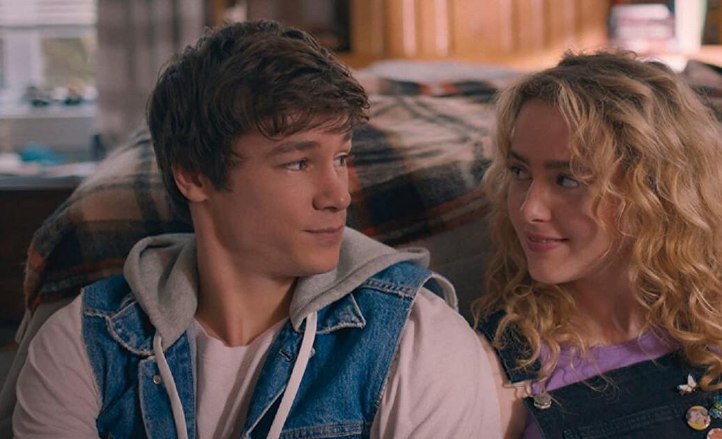Mark (Kyle Allen) and Margaret (Kathryn Newton) are teens stuck in a time loop, in “The Map of Tiny Perfect Things.” (Amazon Prime Video)