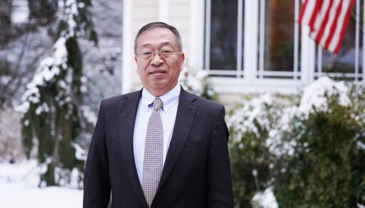 Miles Yu, former senior China policy adviser to former U.S. Secretary of State Mike Pompeo in Annapolis, Md. (Tal Atzmon/The Epoch Times)