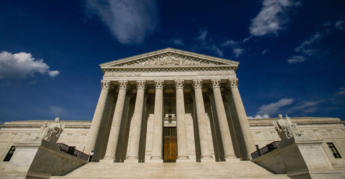 The Supreme Court of the United States in Washington on May 7, 2019. (Samira Bouaou/The Epoch Times)