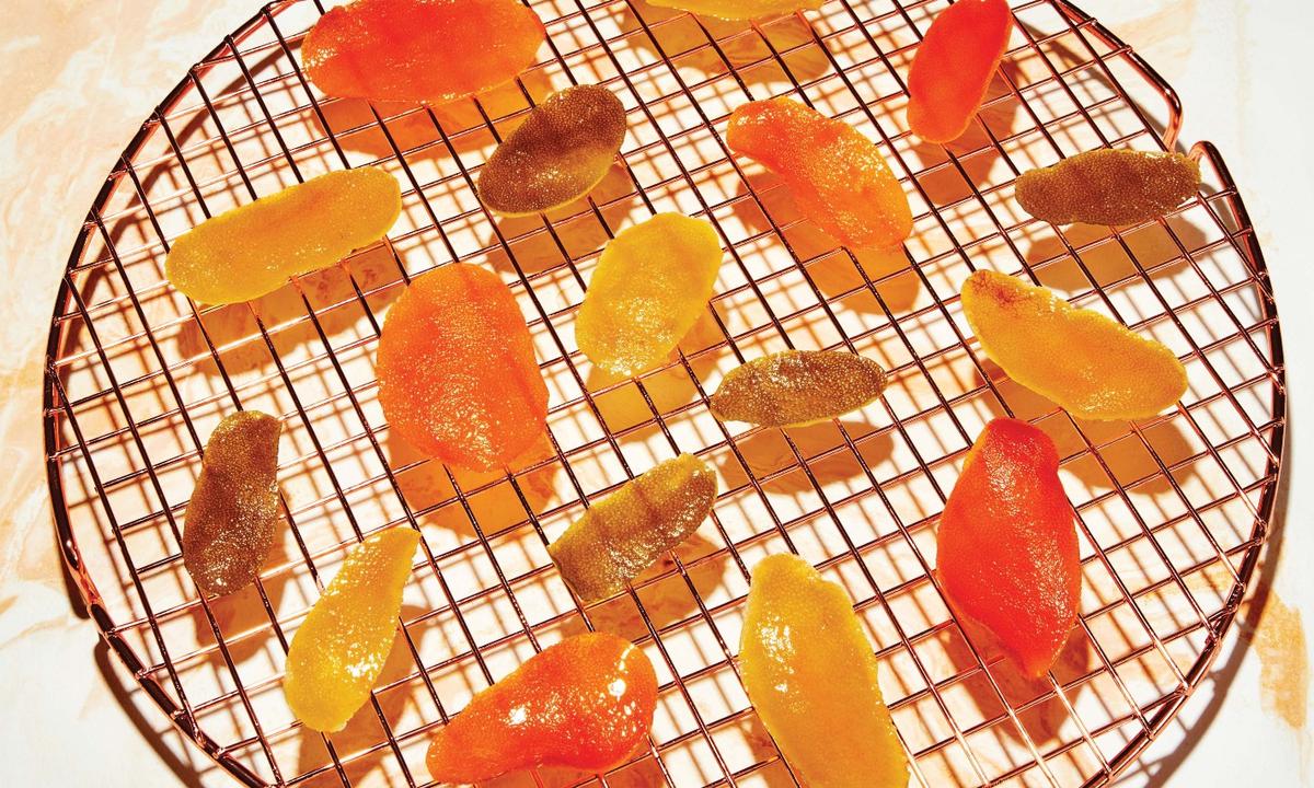 Candied citrus peel is a fantastic way to use a part of the fruit that often gets thrown away. (Ethan Calabrese)