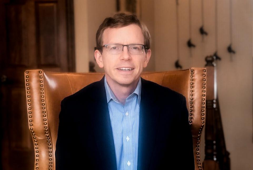 Rep. Dusty Johnson (R-S.D), during an interview at his house in Mitchell, S.D., on Feb. 12, 2020. (Bowen Xiao/The Epoch Times)