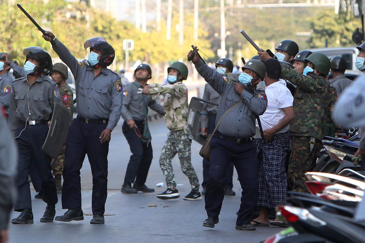 Burmese Security Forces Intensify Crackdown on Protests of Military Coup