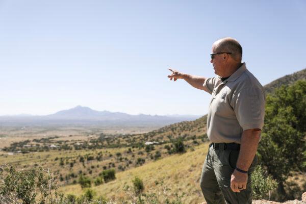 Cochise County Sheriff Mark Dannels in Sierra Vista, Arizona, on May 5, 2019. (Charlotte Cuthbertson/The Epoch Times)