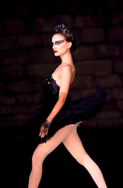 Natalie Portman as the Black Swan in her shape-shifting, Oscar-winning performance as obsessive, delusional prima ballerina Nina Sayers in "The Black Swan." (Niko Tavernise/Twentieth Century Fox)