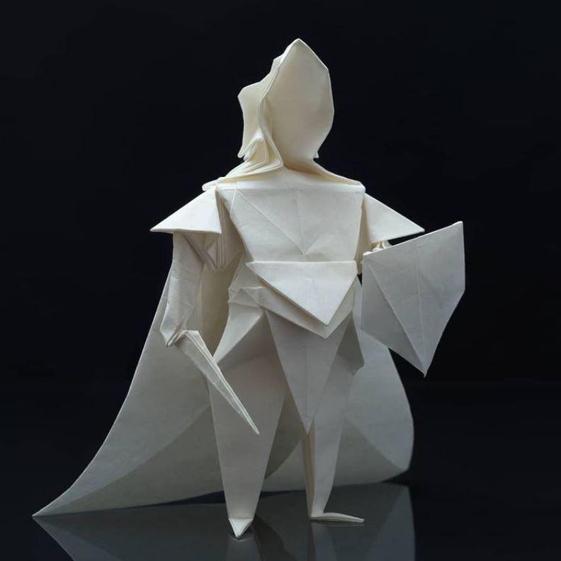 Knight (2020). (Courtesy of <a href="https://www.instagram.com/jkonkkola_origami/">Juho Könkkölä</a>)