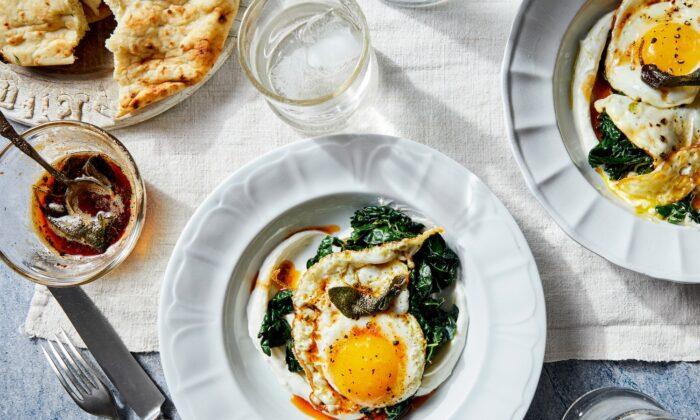 The Secret to the Best Fried Eggs? A Drizzle of Smoky Herb Butter