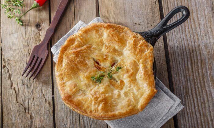 One-Skillet Poultry Pot Pie Streamlines the Classic