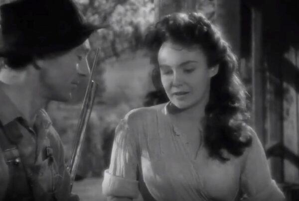 Alvin York (Gary Cooper) is smitten with Gracie Williams (Joan Leslie), in “Sergeant York.” (Warner Bros.)